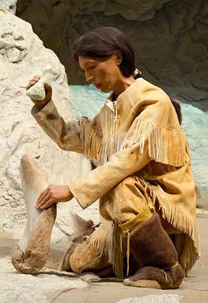 bluefish caves person